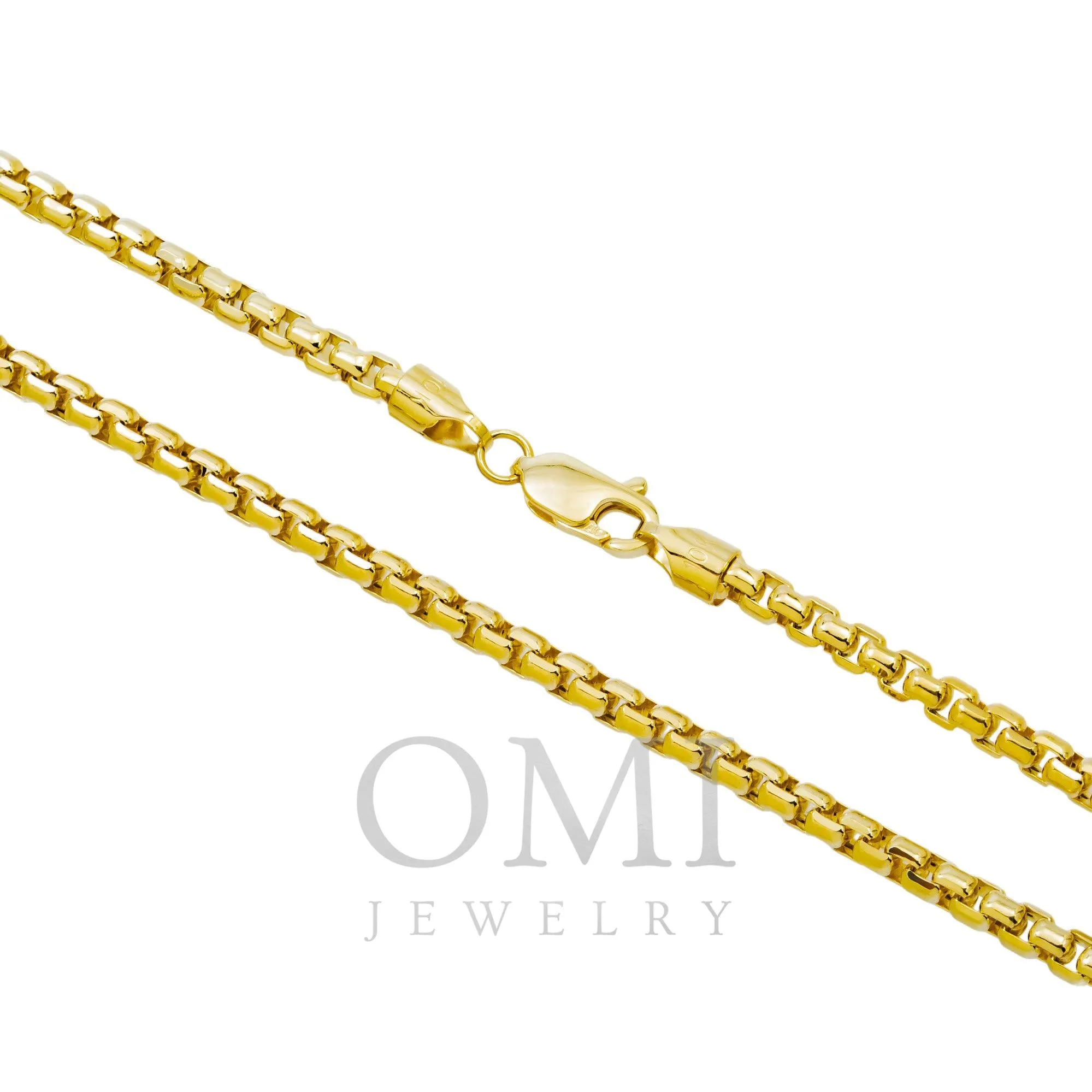 10K GOLD HOLLOW 3.14MM BOX CHAIN