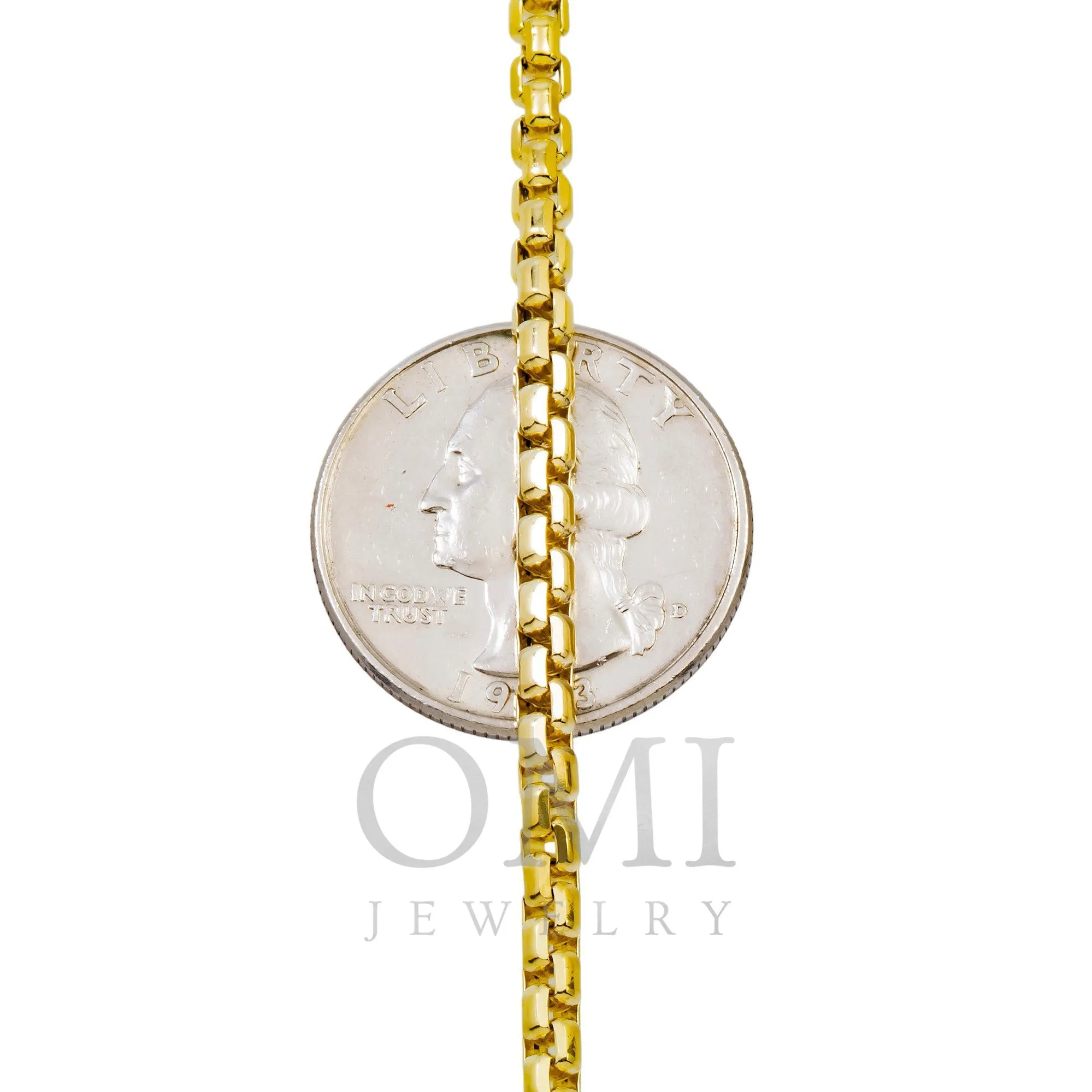 10K GOLD HOLLOW 3.14MM BOX CHAIN