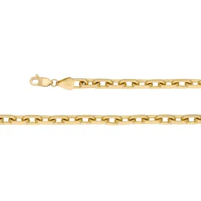 14k Yellow Gold 5.0mm 20 Anchoro Link Chain