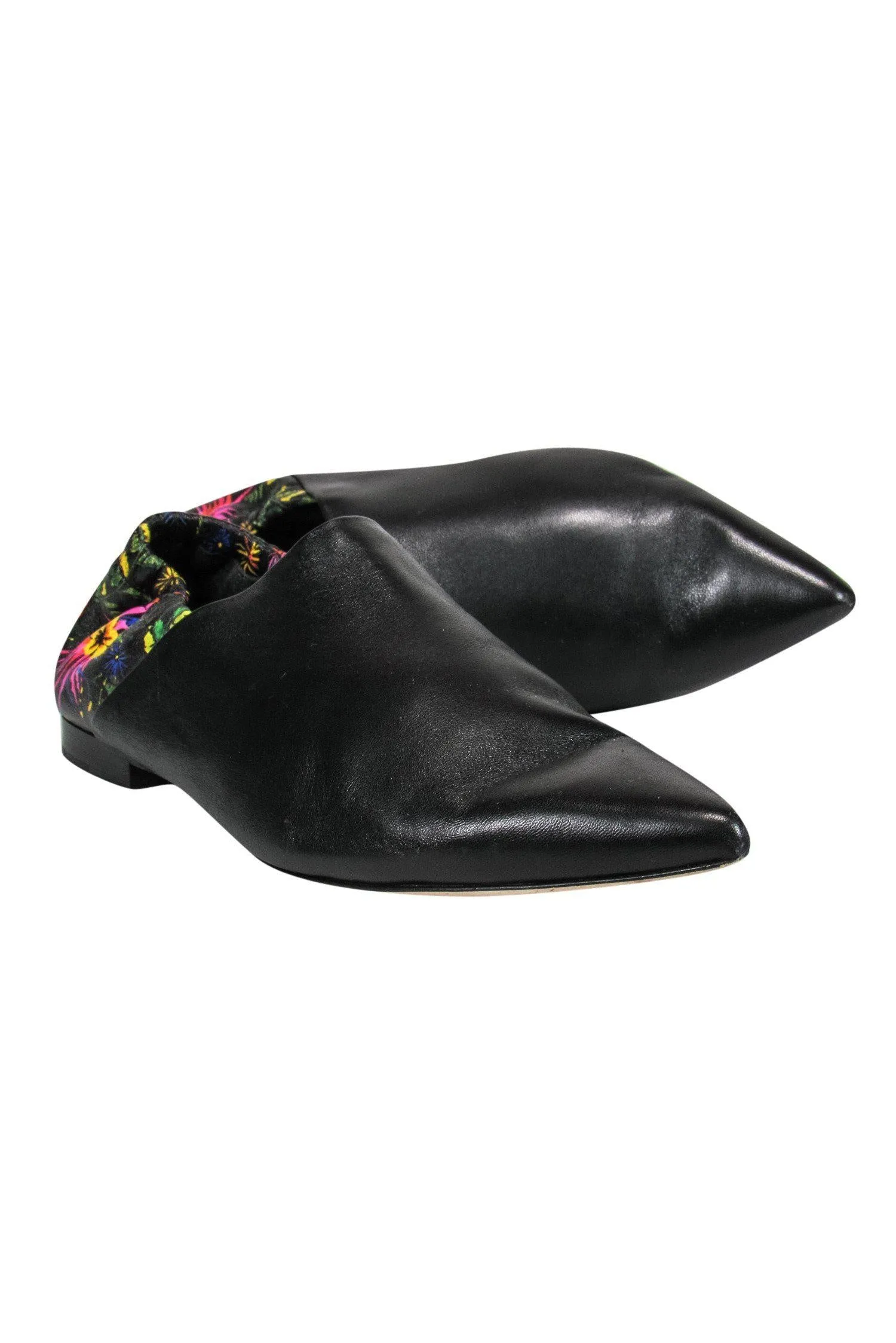 3.1 Phillip Lim - Black Floral Print Flats Sz 5