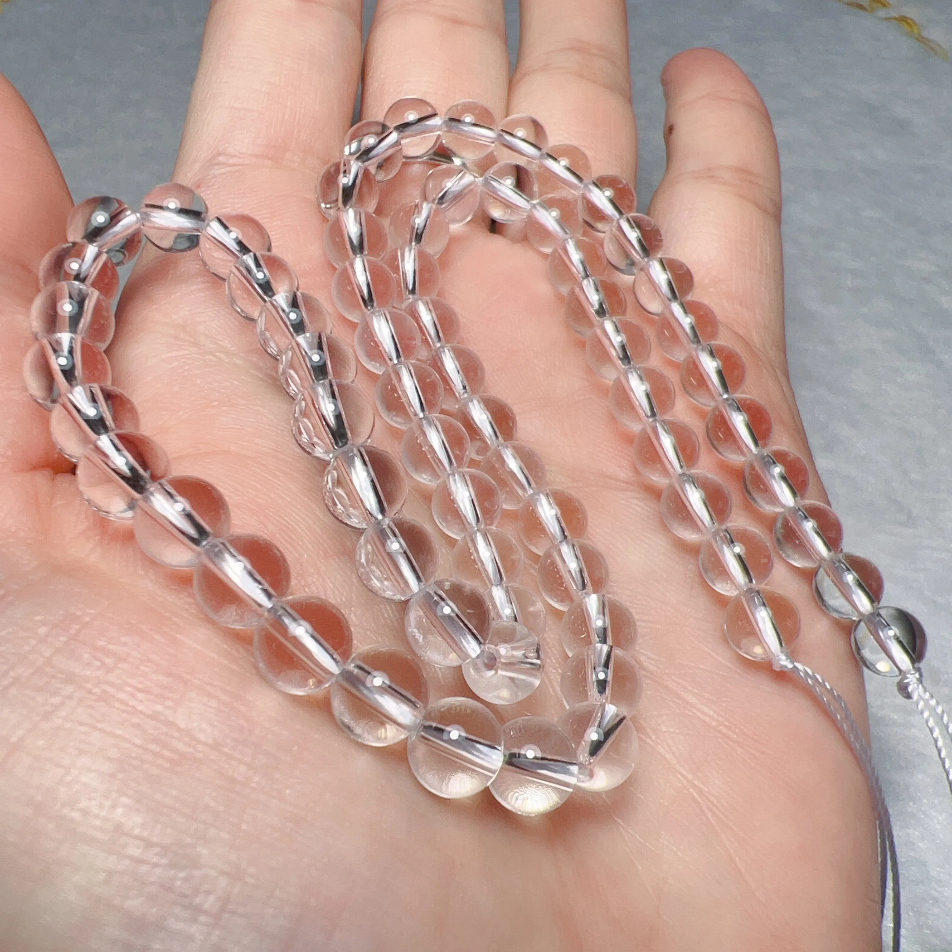 6mm Natural Top-quality Clear Quartz Round Bead Strands for DIY Jewelry Project