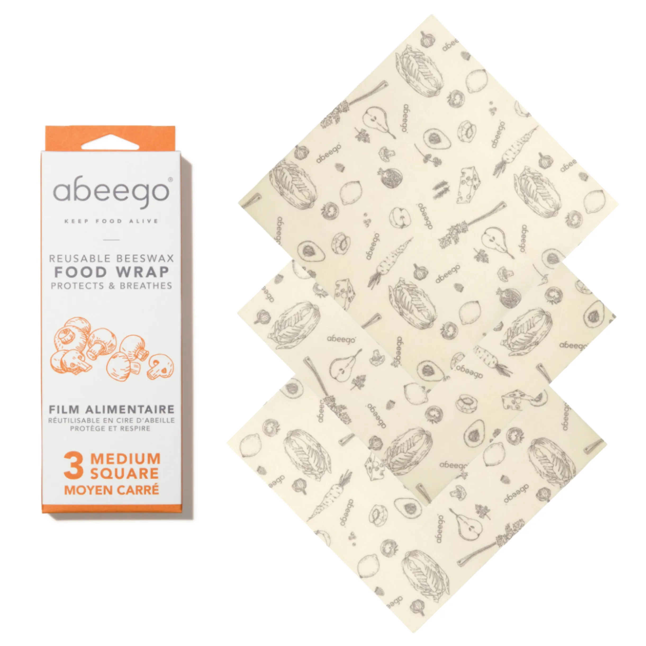 Abeego Medium Pack - 3 Wraps