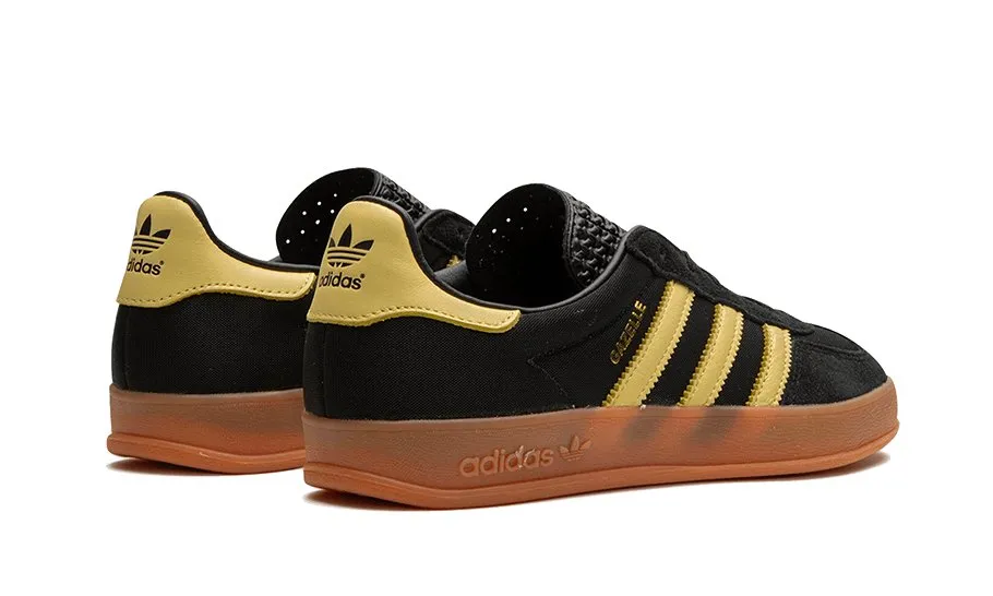 Adidas Gazelle Indoor Core Black Almost Yellow