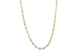 ARMENTA 18 Yellow Gold Scroll Necklace