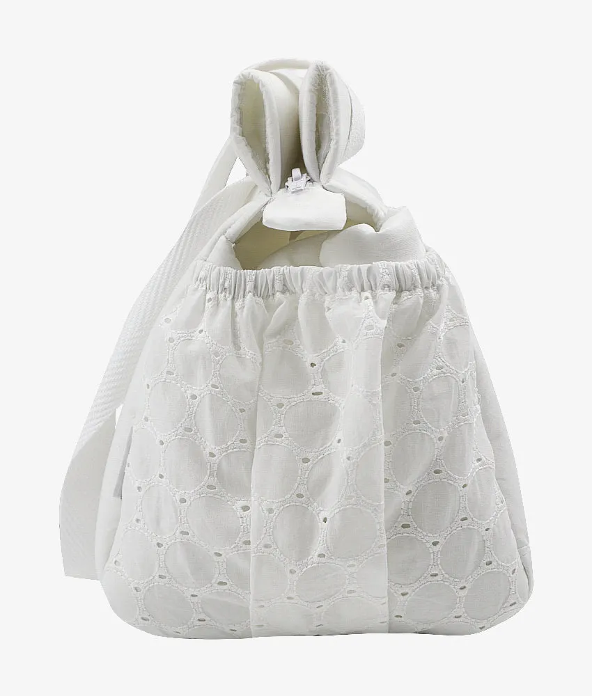 Baby Diaper Bag (L) – Classic White Theme