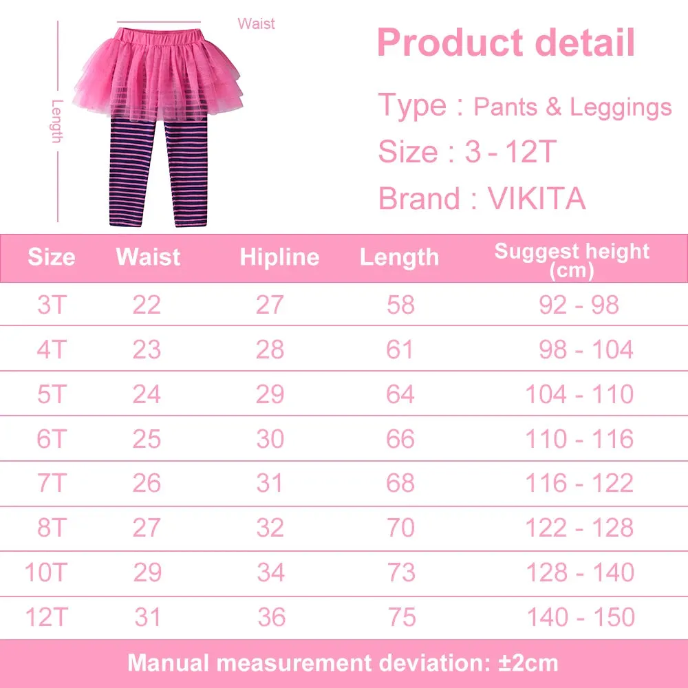 Baby Girl 3D Stripped Tutu Skirt Pants Set