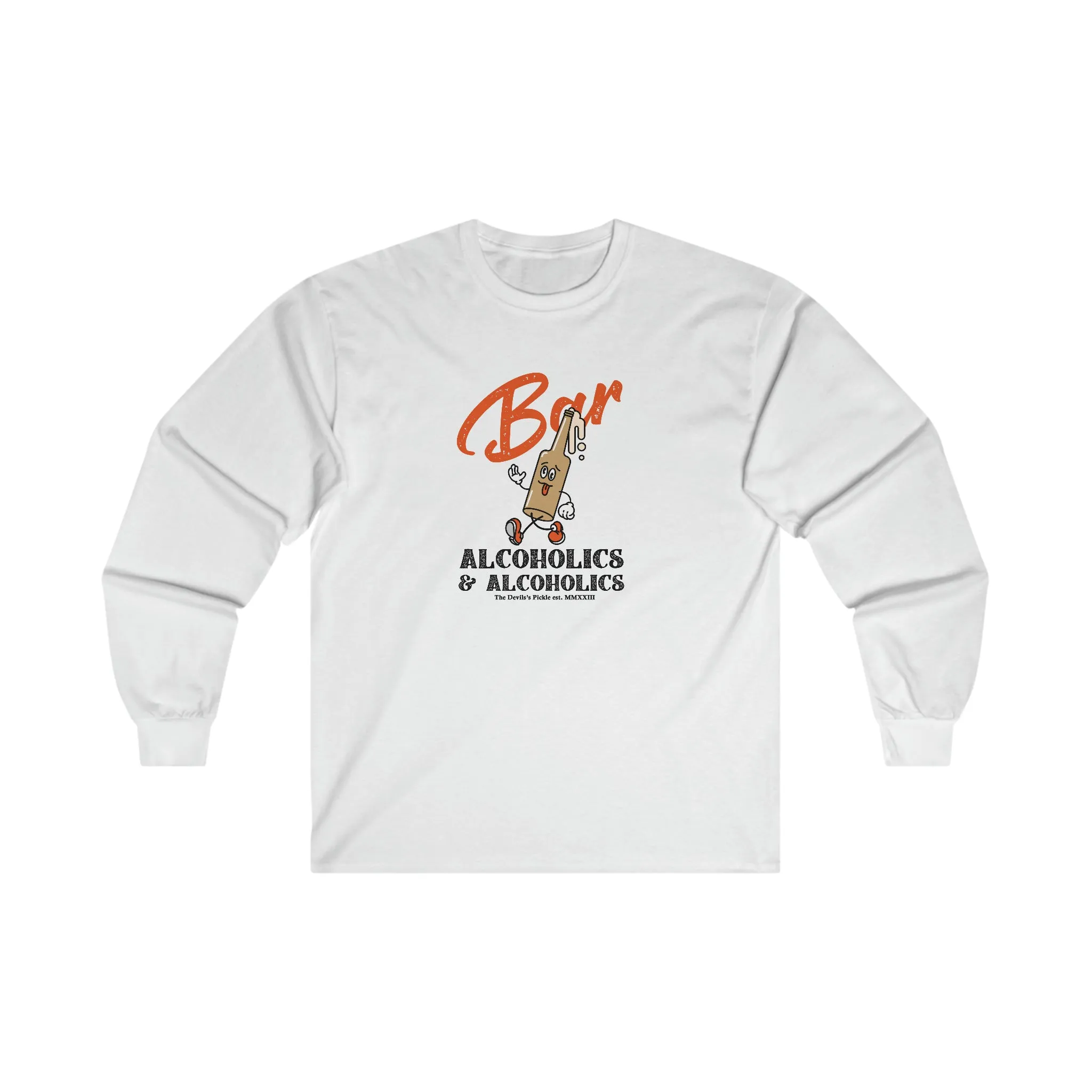 Bar Alcoholics & Alcoholics Long Sleeve Tee