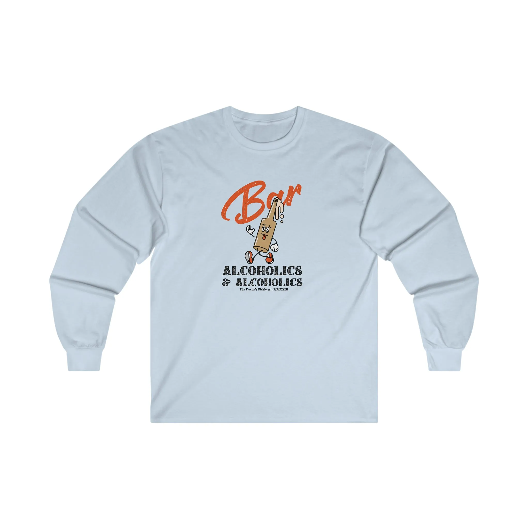 Bar Alcoholics & Alcoholics Long Sleeve Tee