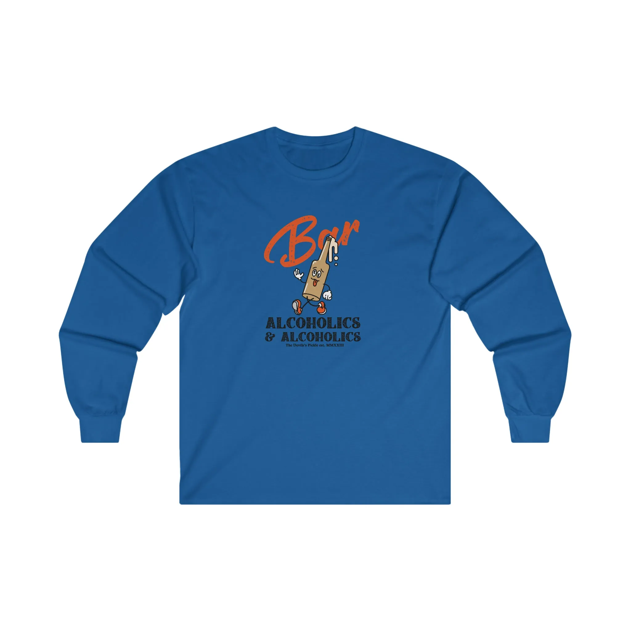 Bar Alcoholics & Alcoholics Long Sleeve Tee