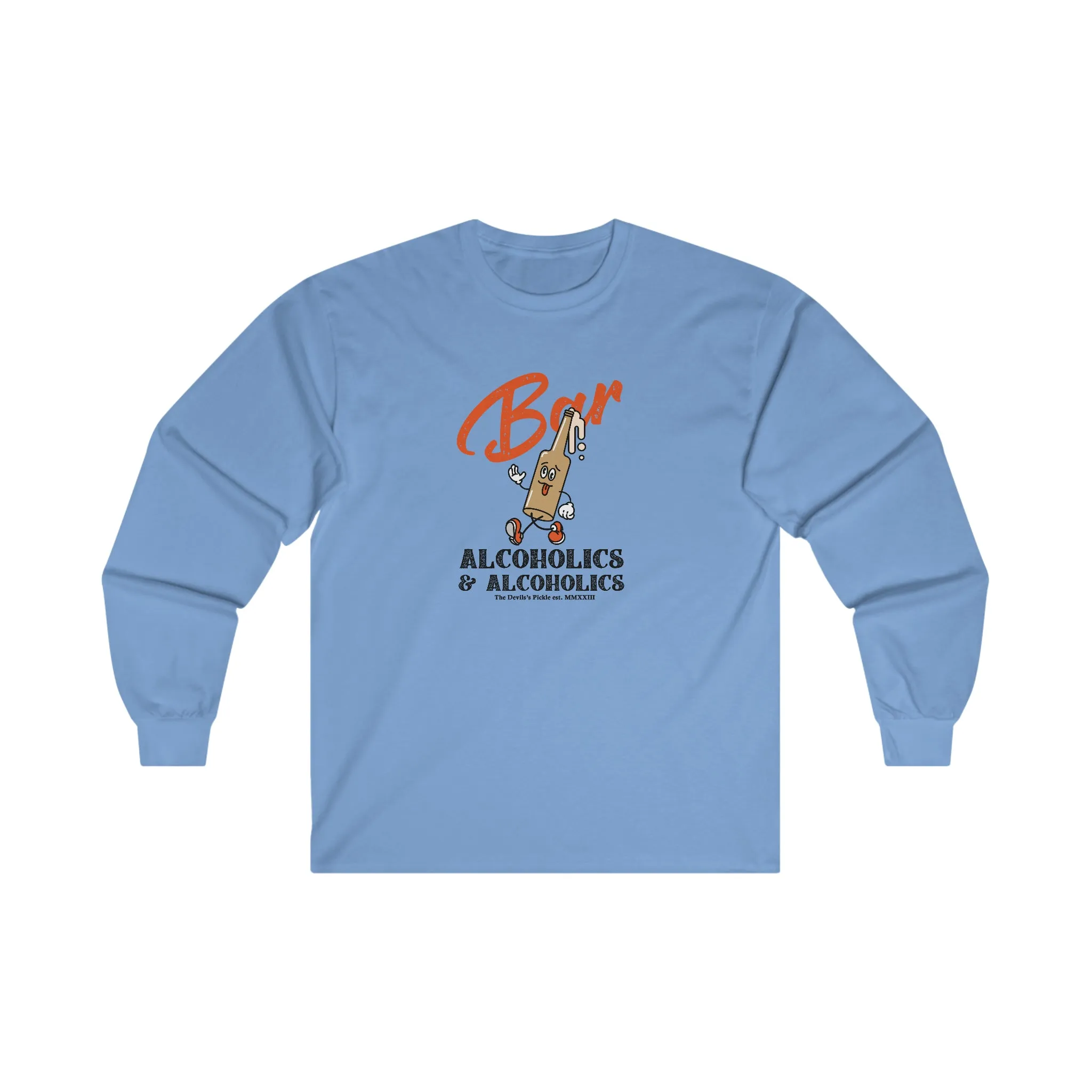 Bar Alcoholics & Alcoholics Long Sleeve Tee