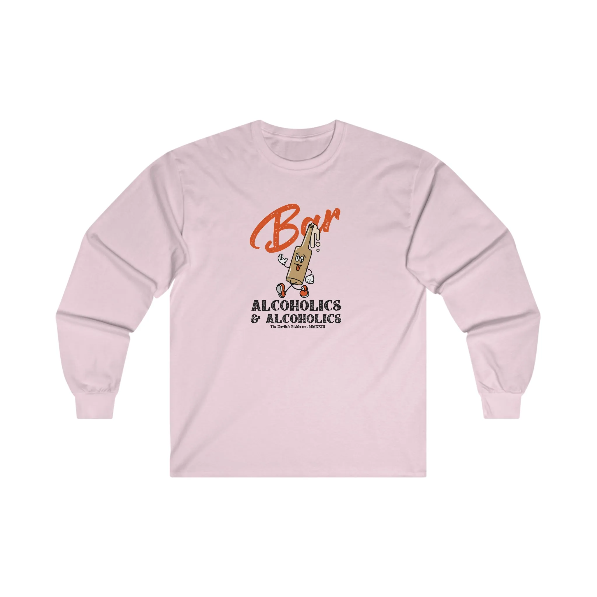 Bar Alcoholics & Alcoholics Long Sleeve Tee