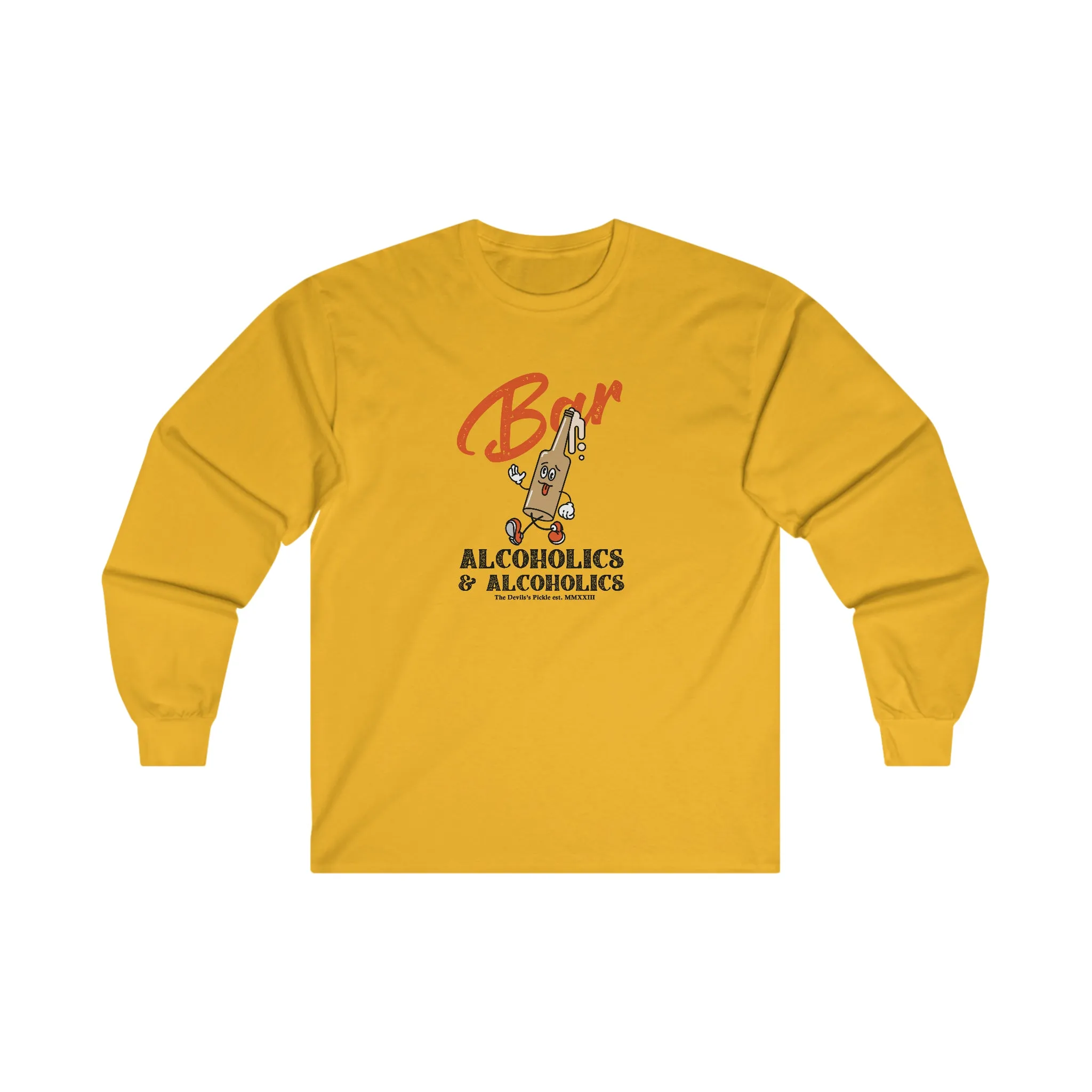 Bar Alcoholics & Alcoholics Long Sleeve Tee