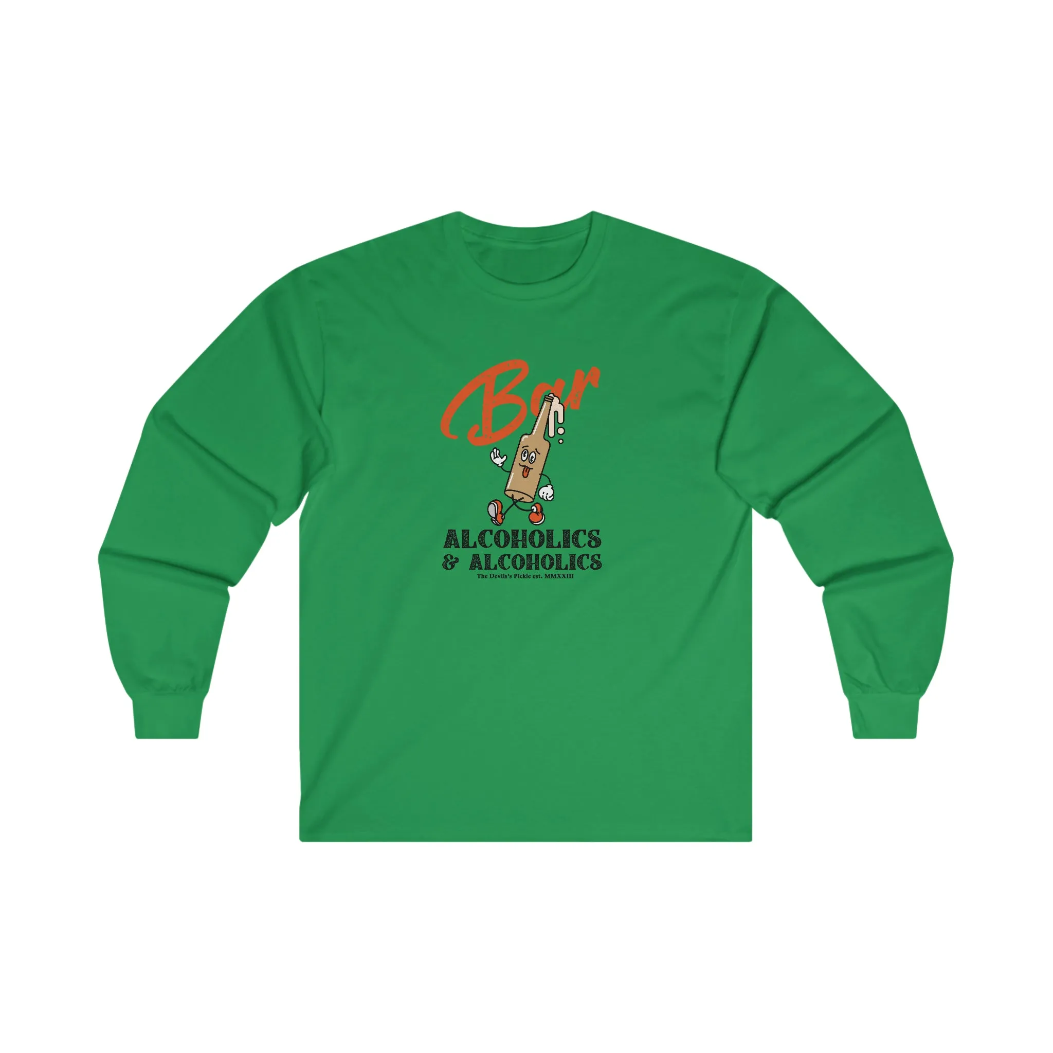 Bar Alcoholics & Alcoholics Long Sleeve Tee