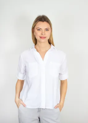 Bella Dahl split-back button-down shirt