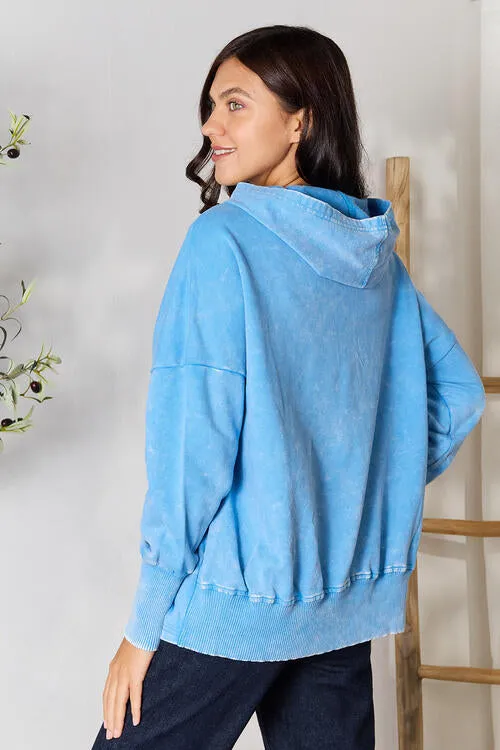 Blue Skies Hoodie with Pockets