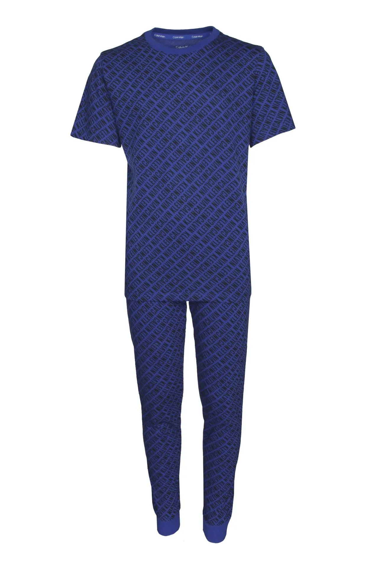 Calvin Klein Boys PJ/ Pyjama Set Short Sleeve Cuffed Pant