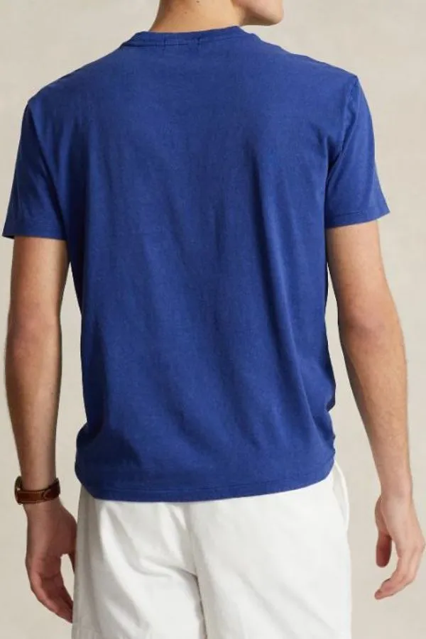 Classic Fit Cotton-Linen Pocket T-Shirt