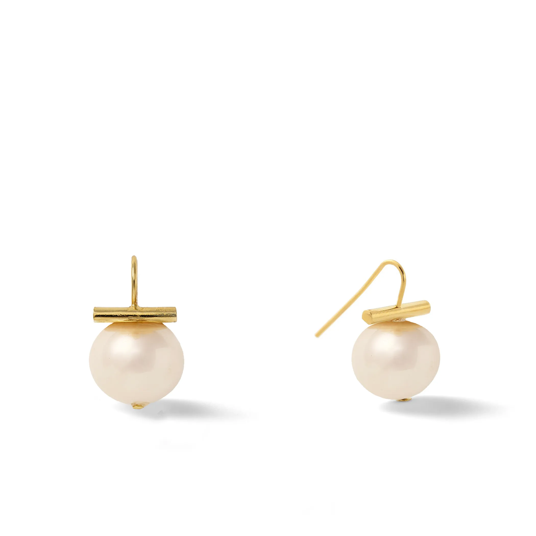 Classic Forever Fave Pebble Pearl Earrings ~ Medium