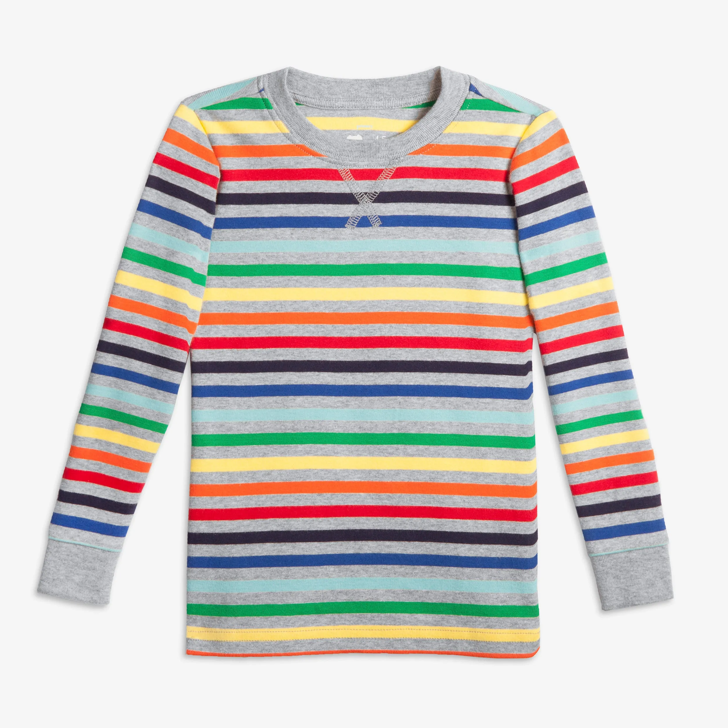 Clearance kids organic pj top in rainbow