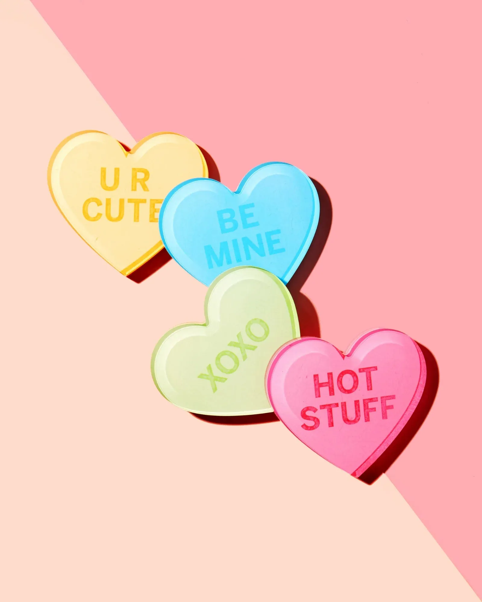 Conversation Heart S/4 Coasters