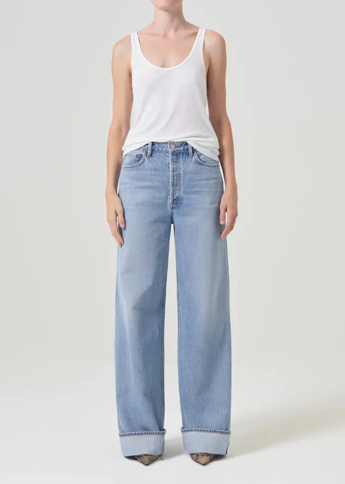 Dame High Rise Wide Leg Jean - Showdown