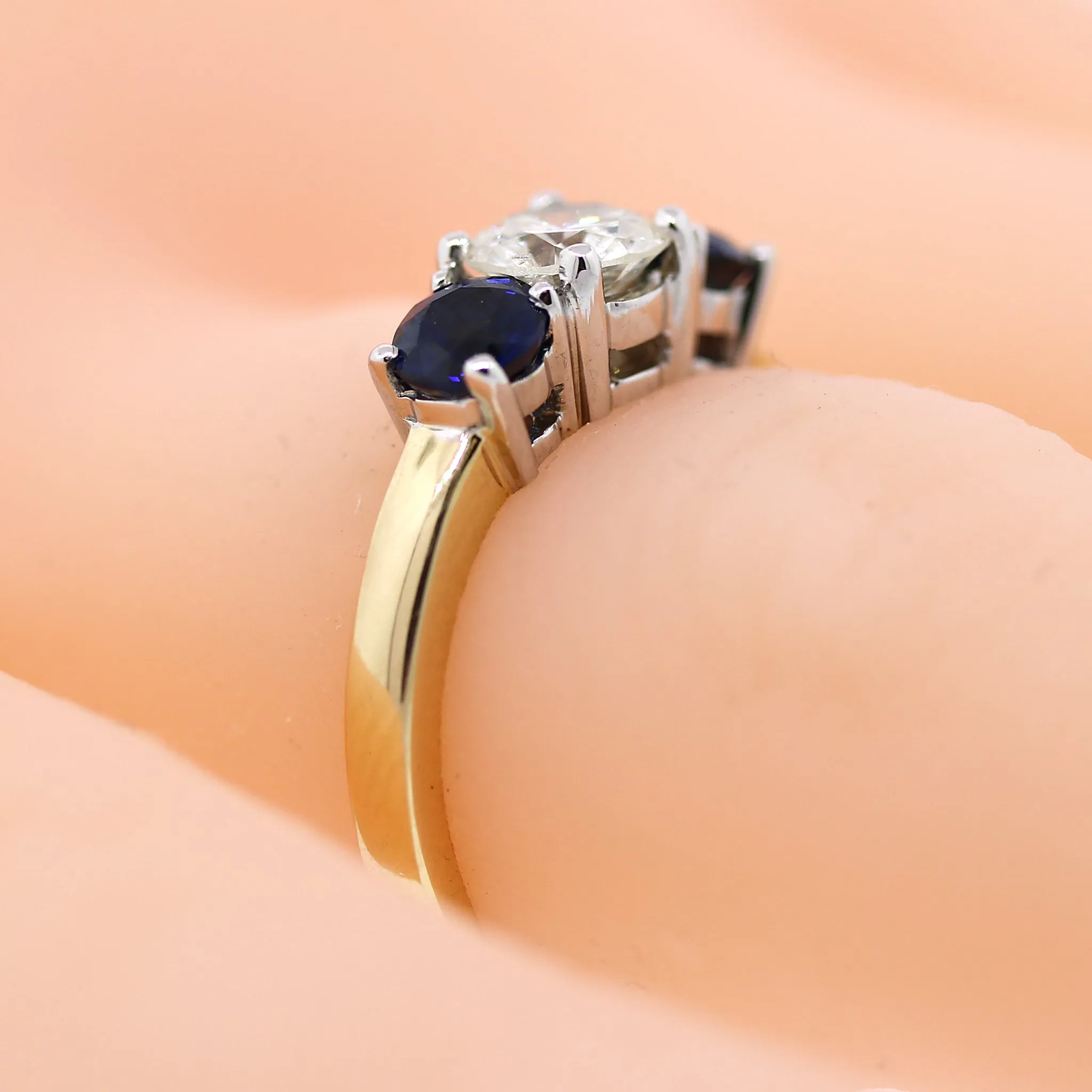 Diamond and Sapphire Ring