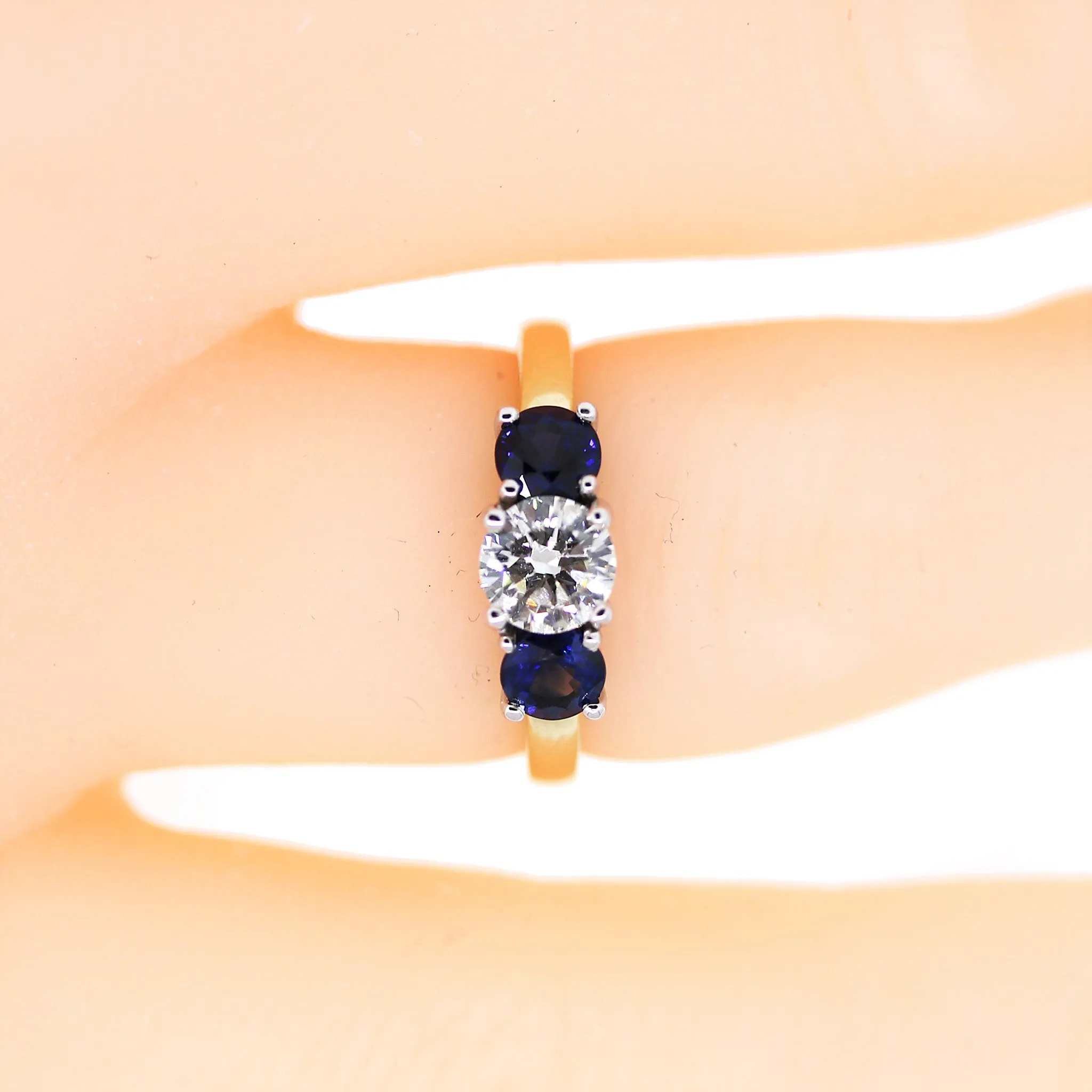 Diamond and Sapphire Ring