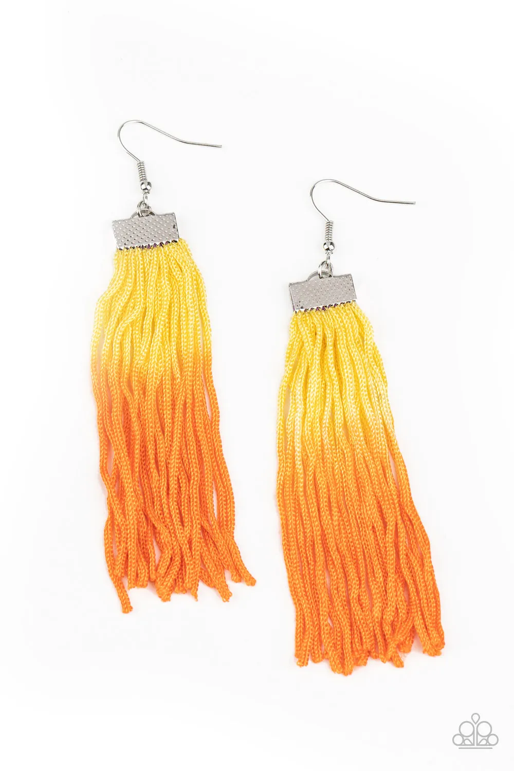 Dual Immersion Yellow-Earrings