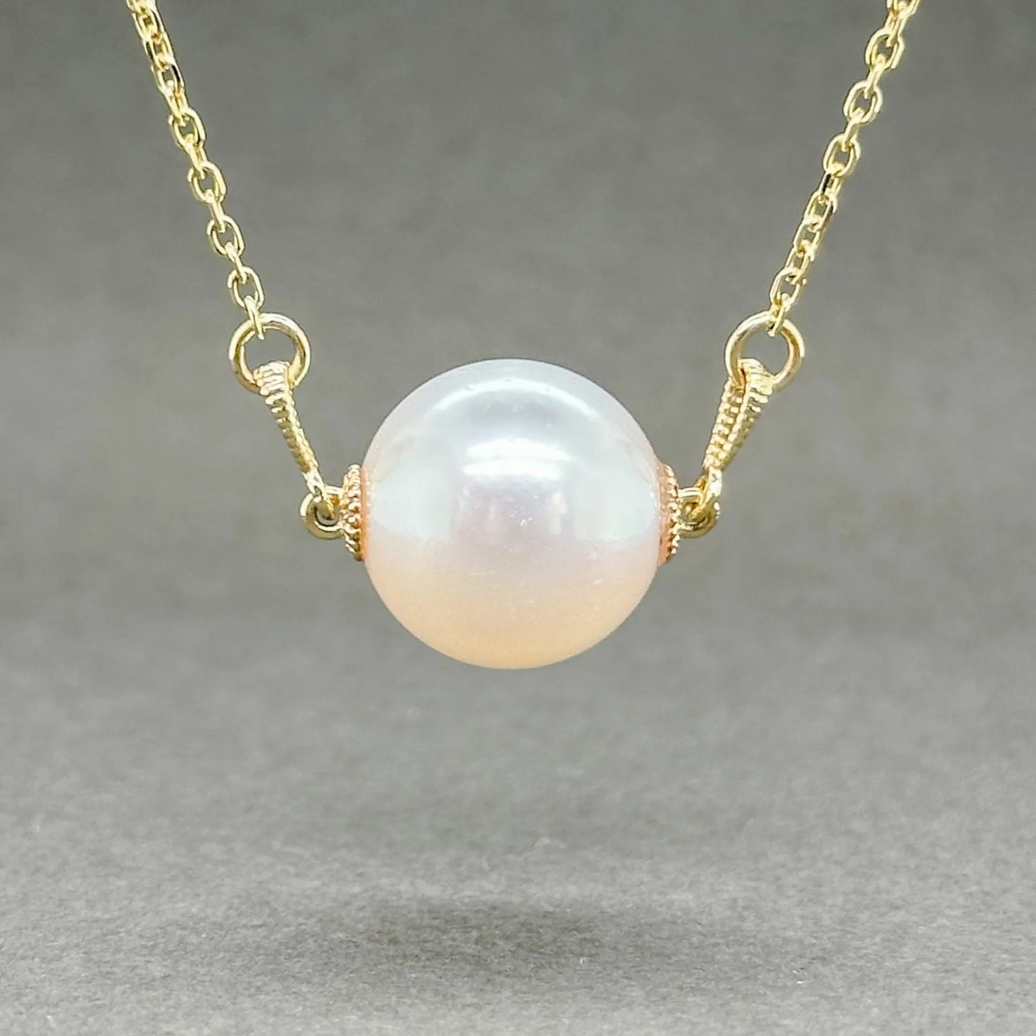 Estate 14K Y Gold South Sea Pearl Necklace