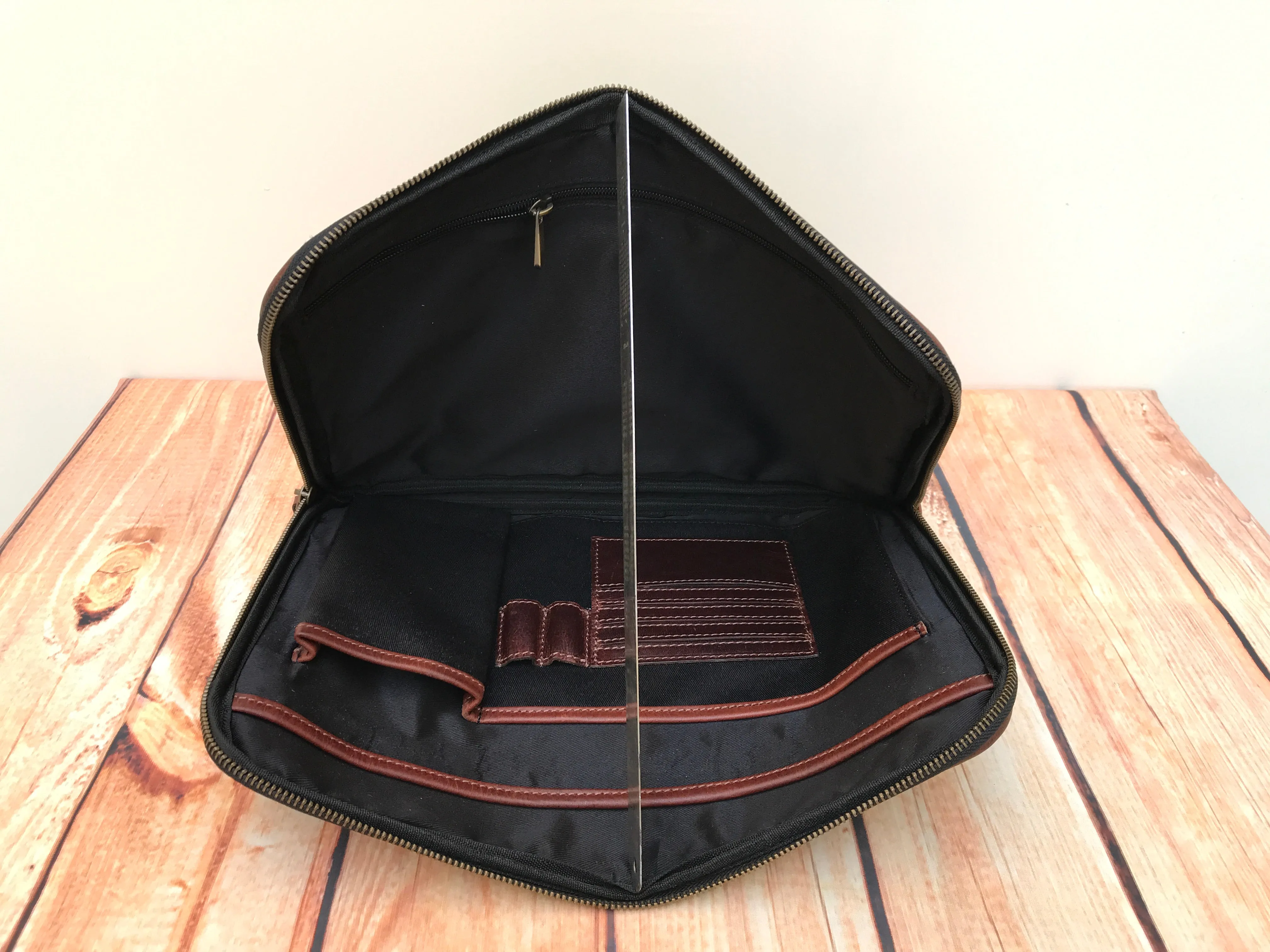 Executive Leather Laptop Sleeve