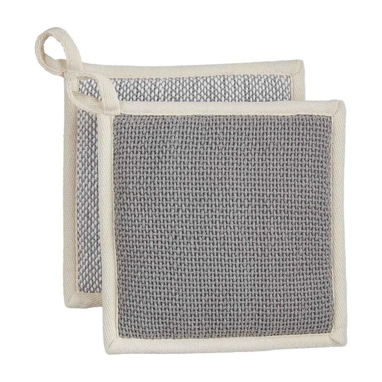 Grey Woven Pot Holders