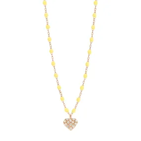 In Love Diamond Necklace, Mimosa, Rose Gold, 16.5"