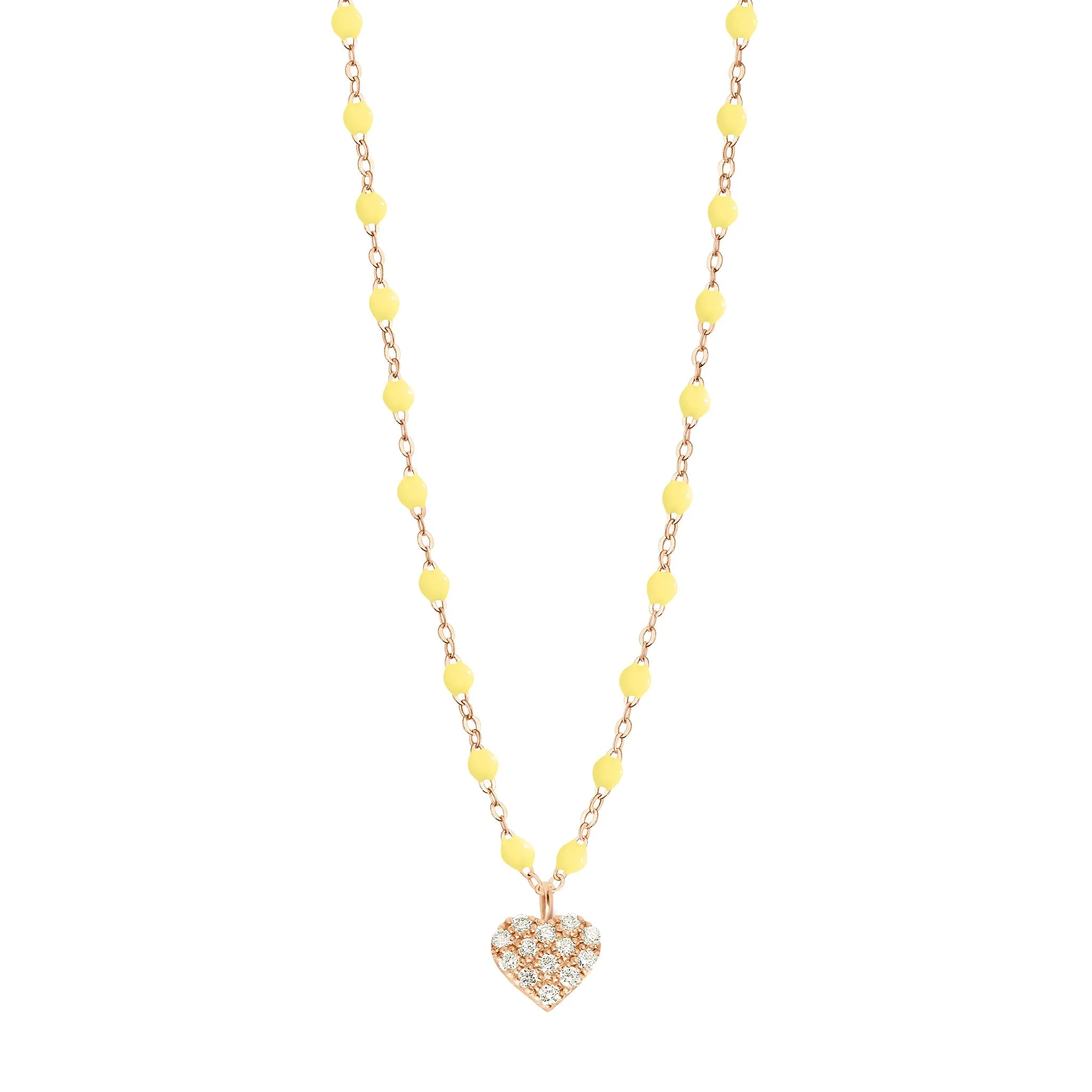 In Love Diamond Necklace, Mimosa, Rose Gold, 16.5"