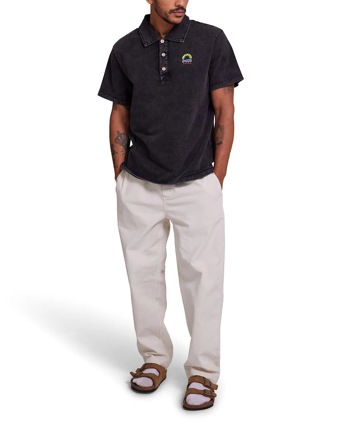 Layback Polo - Anthracite