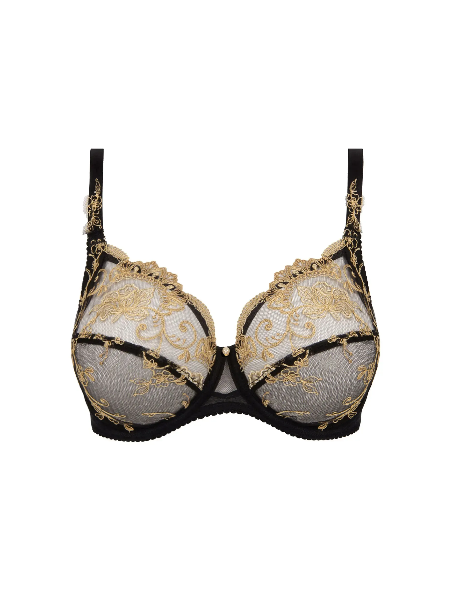 Lise Charmel-Deesse in Glam Full Cup Bra - Glamorous Gold