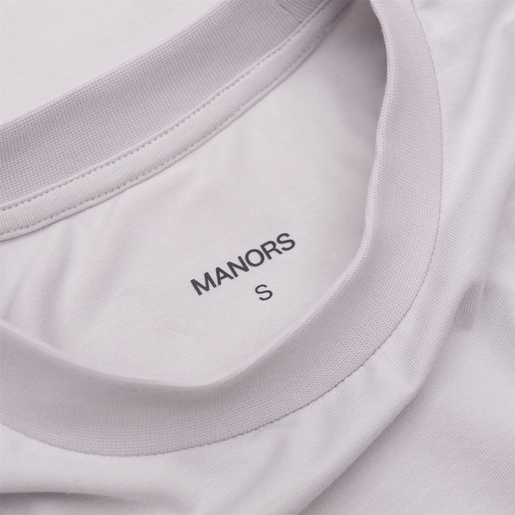 Manors Logo T-Shirt Grey - 2024