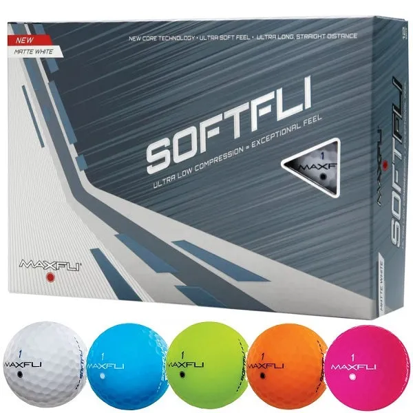 Maxfli SoftFli Matte Finish Golf Balls