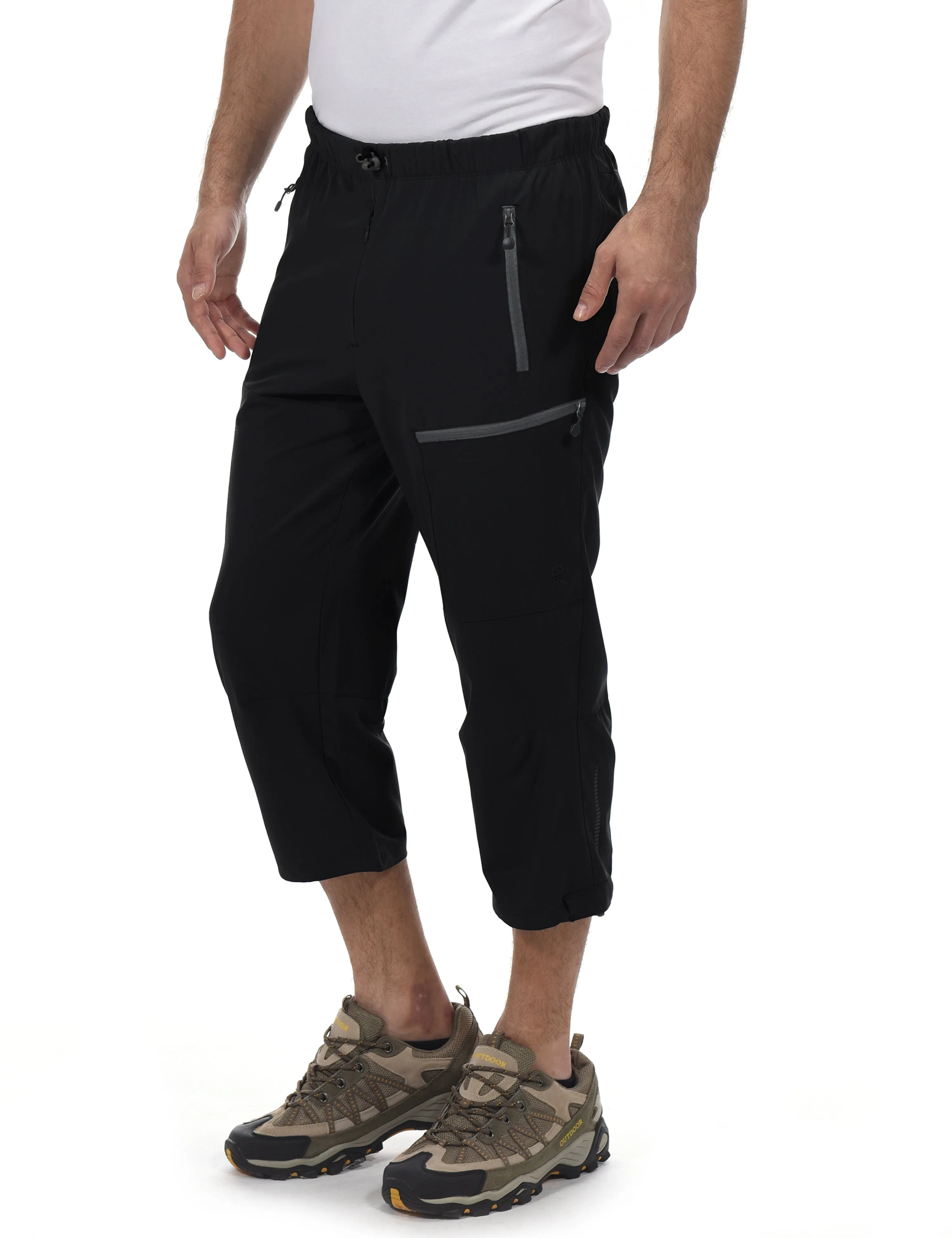 Men's Quick Dry 3/4 Capri Lightweight Hiking Pants