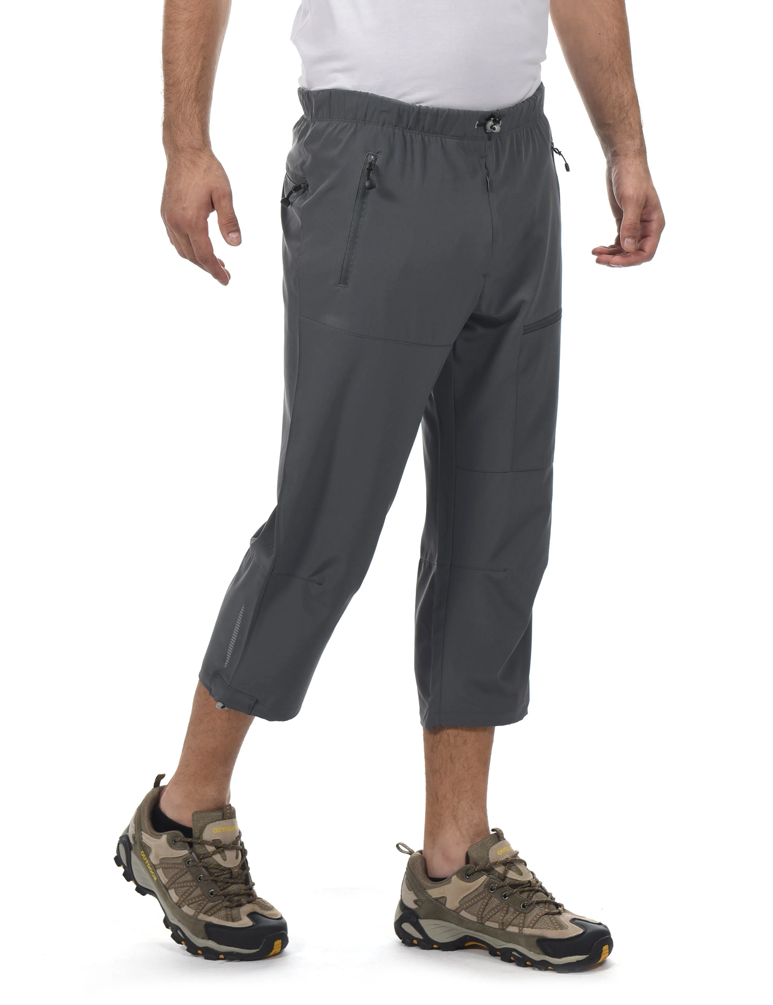 Men's Quick Dry 3/4 Capri Lightweight Hiking Pants