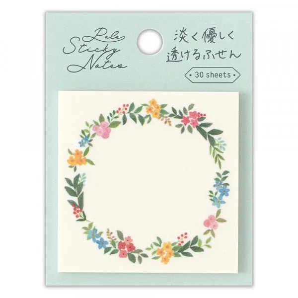 NB Pale Floral Sticky Notes (30 Sheets)