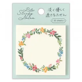 NB Pale Floral Sticky Notes (30 Sheets)