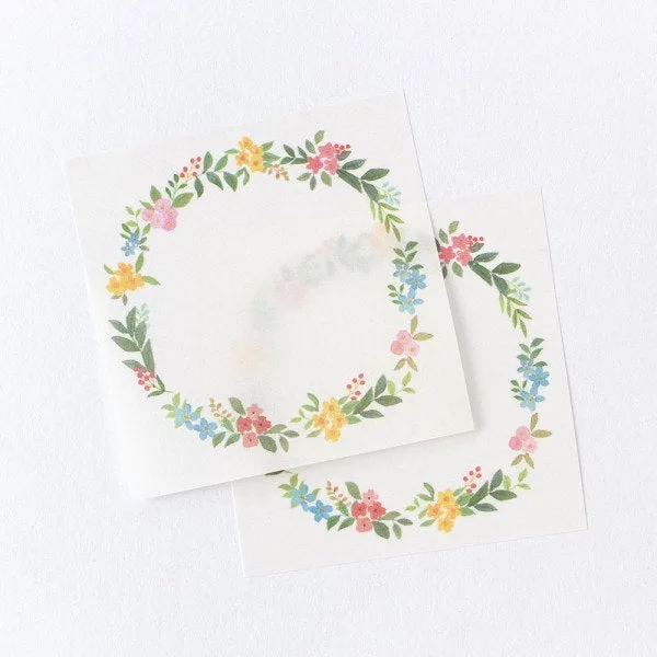 NB Pale Floral Sticky Notes (30 Sheets)