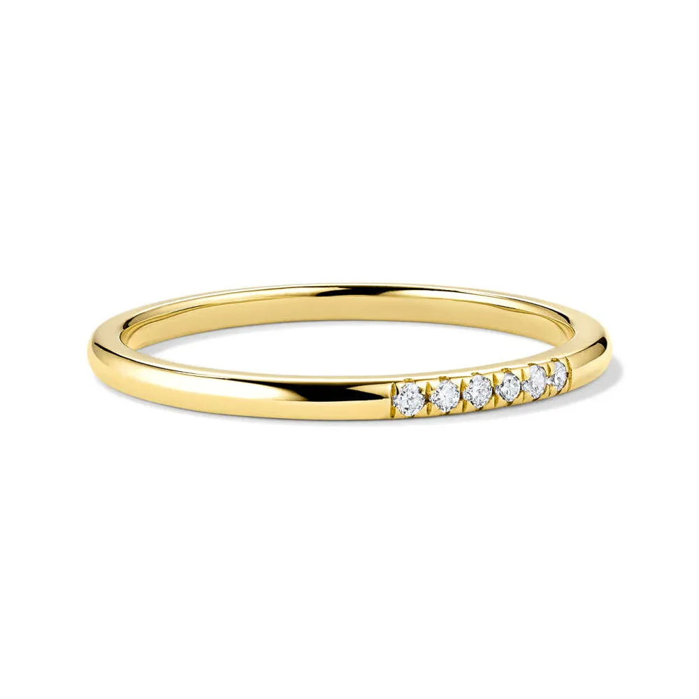 Petite 6 Lab Grown Diamond Line Ring