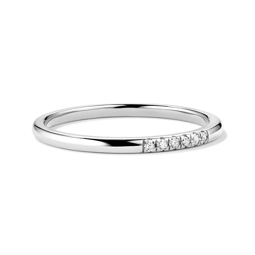 Petite 6 Lab Grown Diamond Line Ring