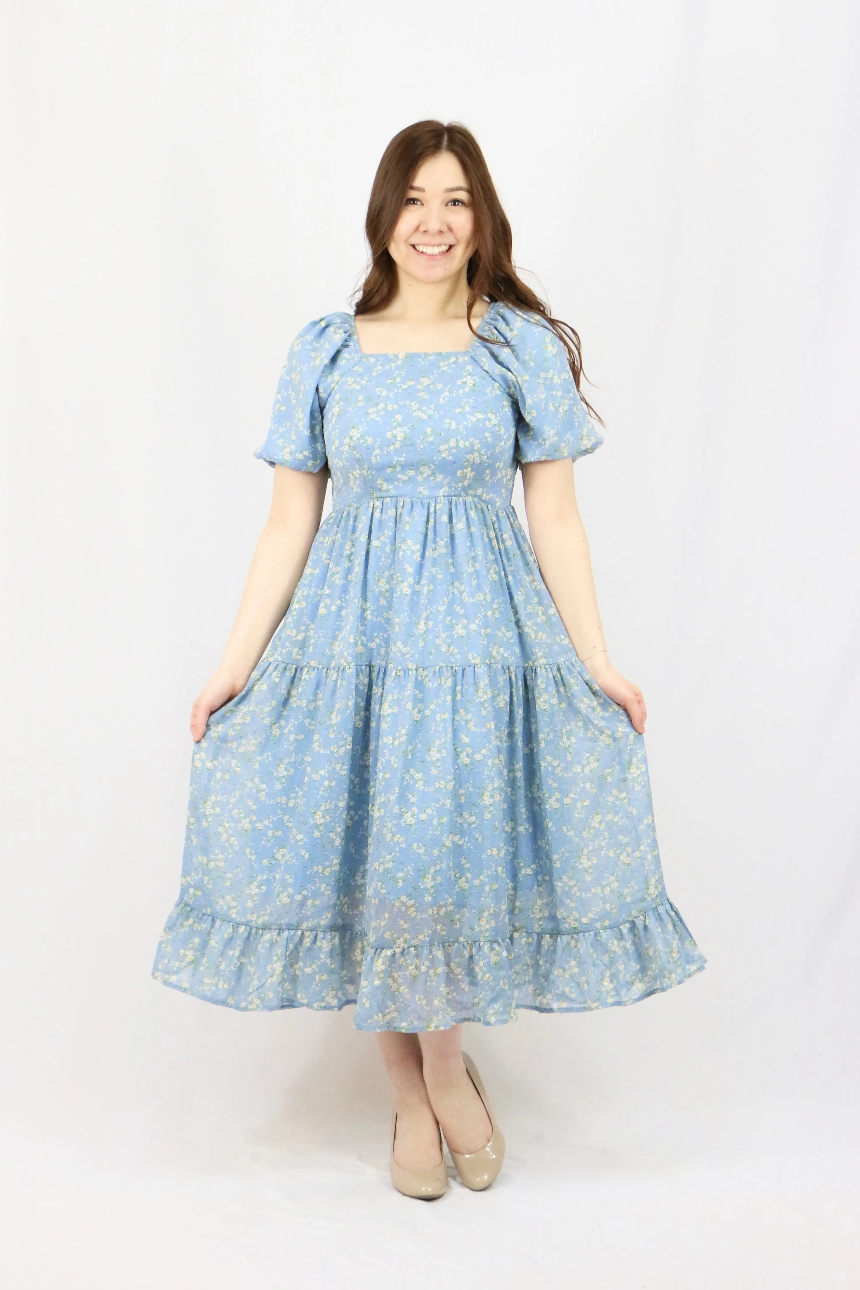 Poppy Dress - Cosmic Blue