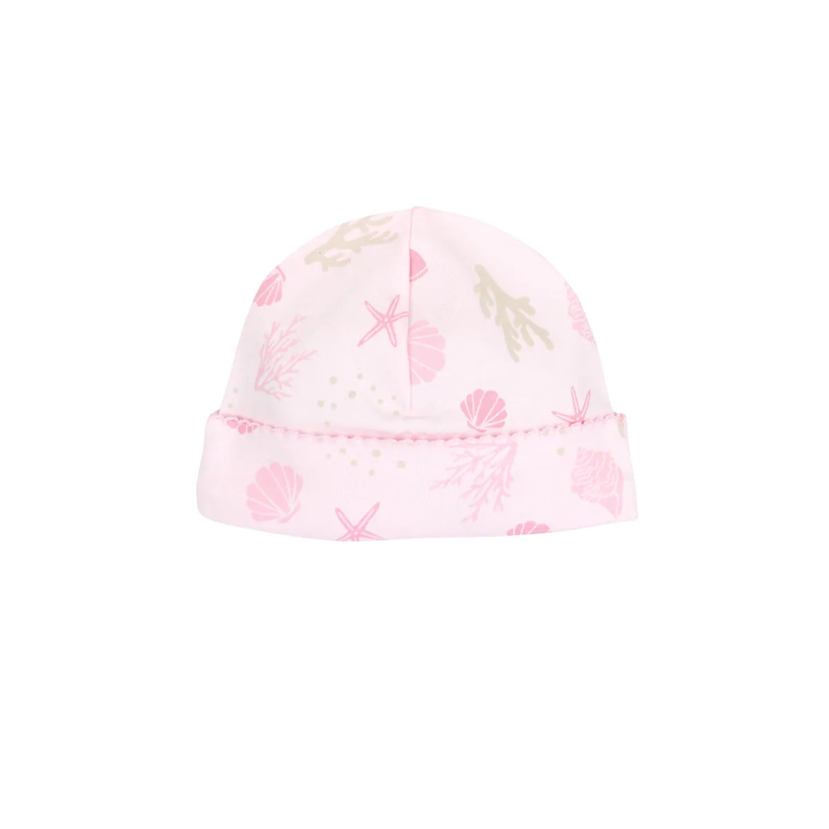 Seashells Printed Hat | Baby Girl