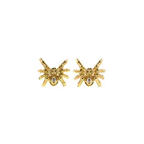 Spider Gold Earrings- Heirloom by Doyle & Doyle