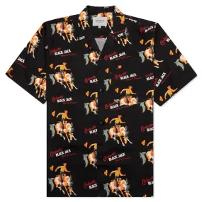 S/S Black Jack Shirt - Black Jack/Black