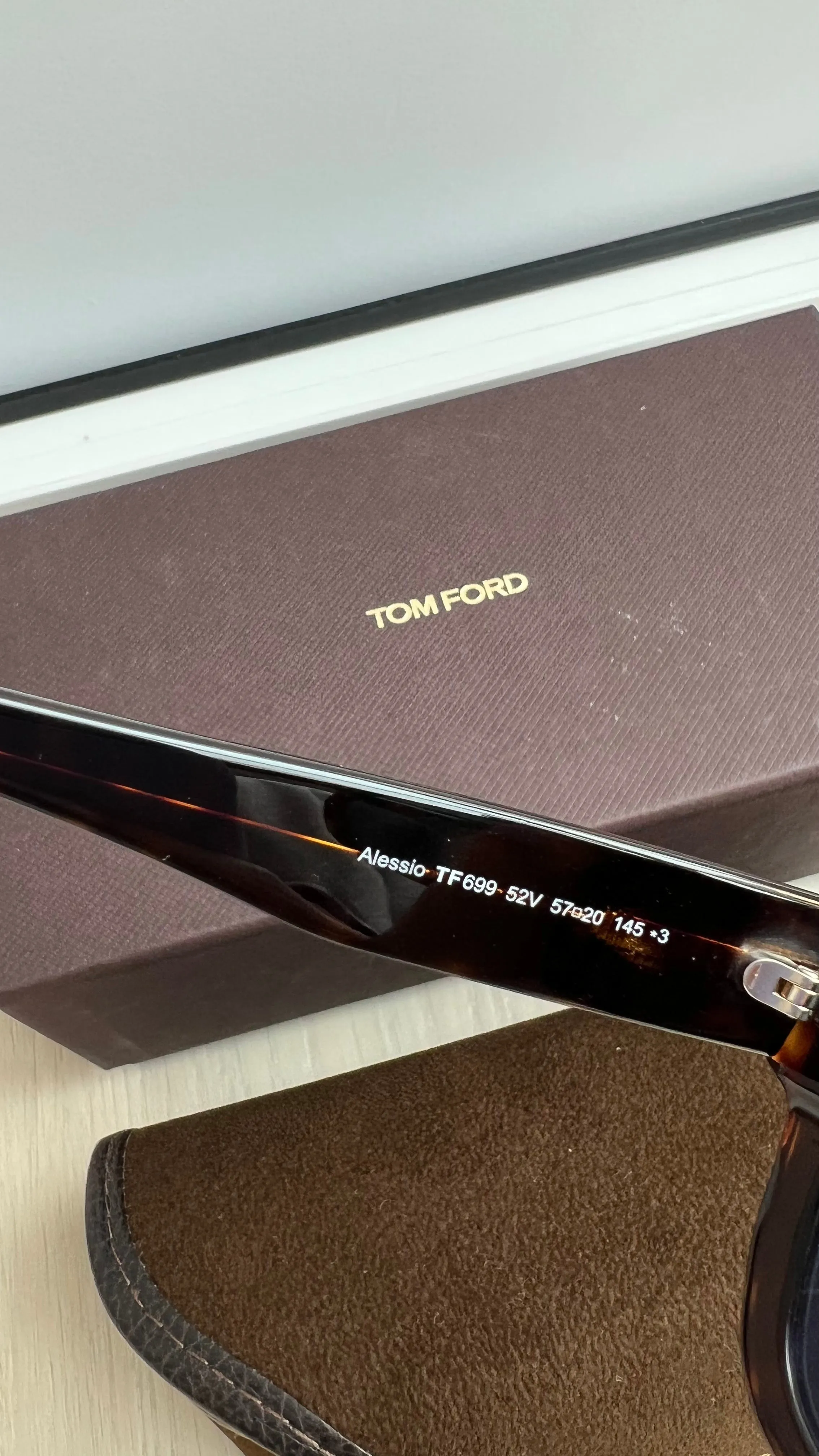 Tom Ford Alessio Shield Sunglasses