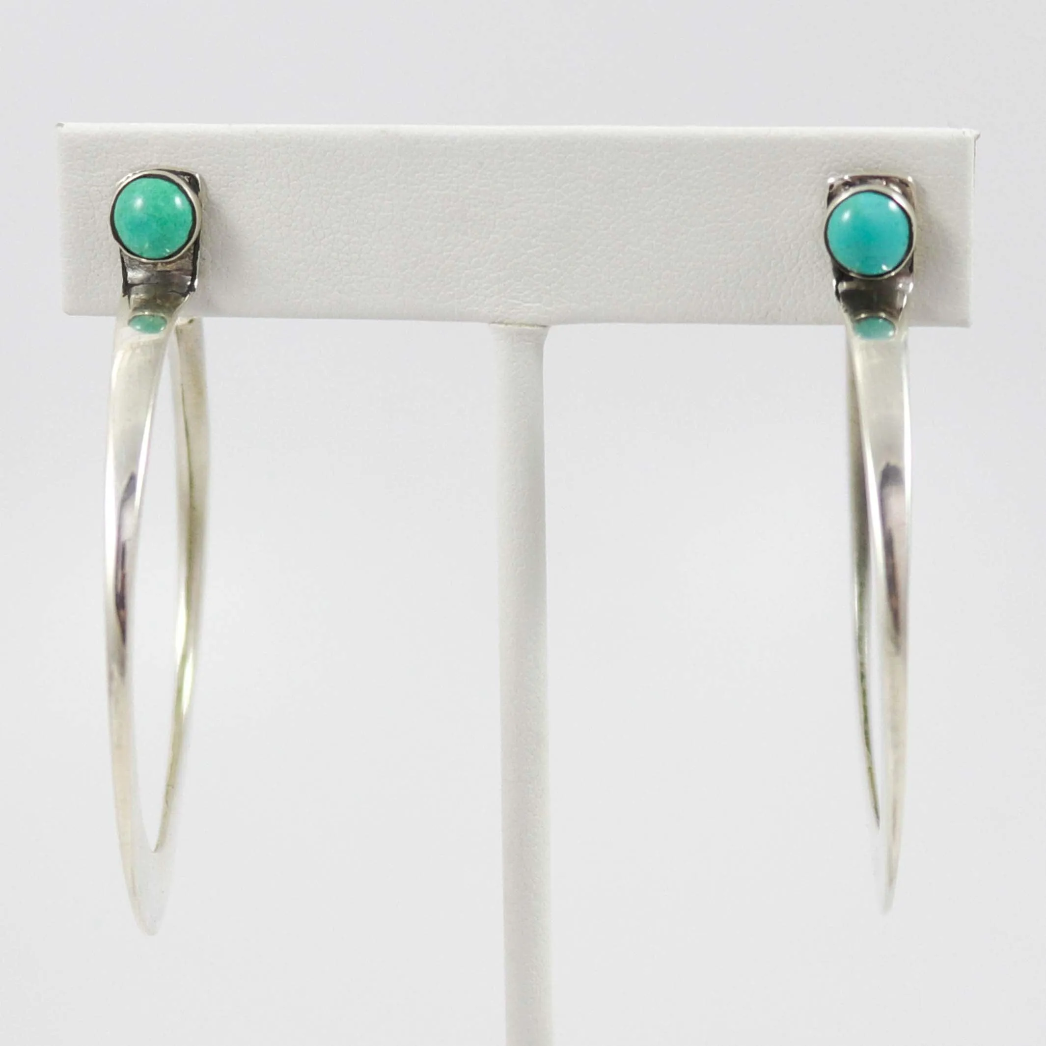 Turquoise Hoop Earrings